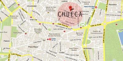 Madrid chueca kaart