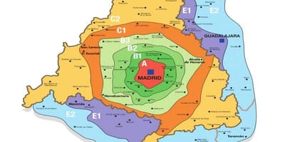 Madrid sone t kaart