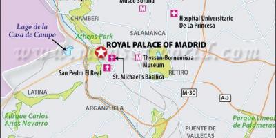 Kaart van real Madrid plek
