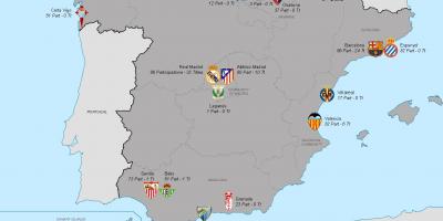 Kaart van real Madrid 